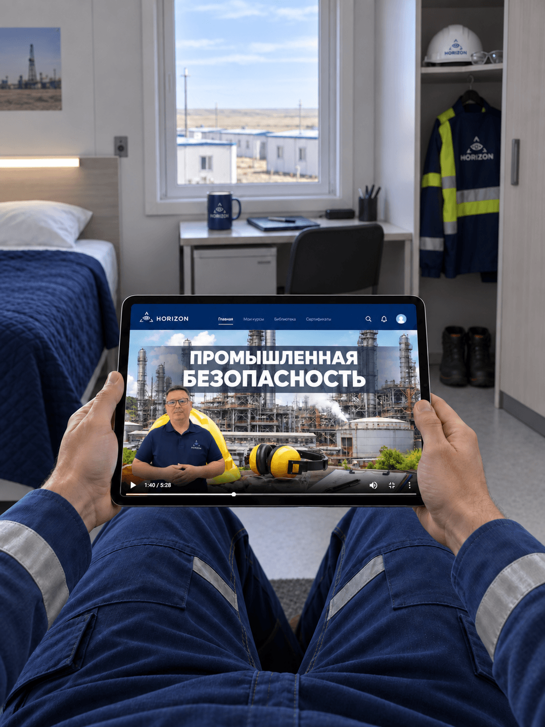 Вахталық қалашықта